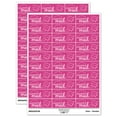thumbnail image 1 of Happy Mail Smiling Package Letter Sticker Set - Hot Pink - Gloss Finish - 1.75" Medium, 1 of 7