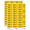 thumbnail image 1 of Happy Mail Smiling Package Letter Sticker Set - Yellow - Matte Finish - 1.5" Small, 1 of 7
