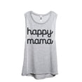 thumbnail image 1 of Happy Mama Women's Fashion Sleeveless Muscle Workout Yoga Tank Top Sport Grey Medium, 1 of 3