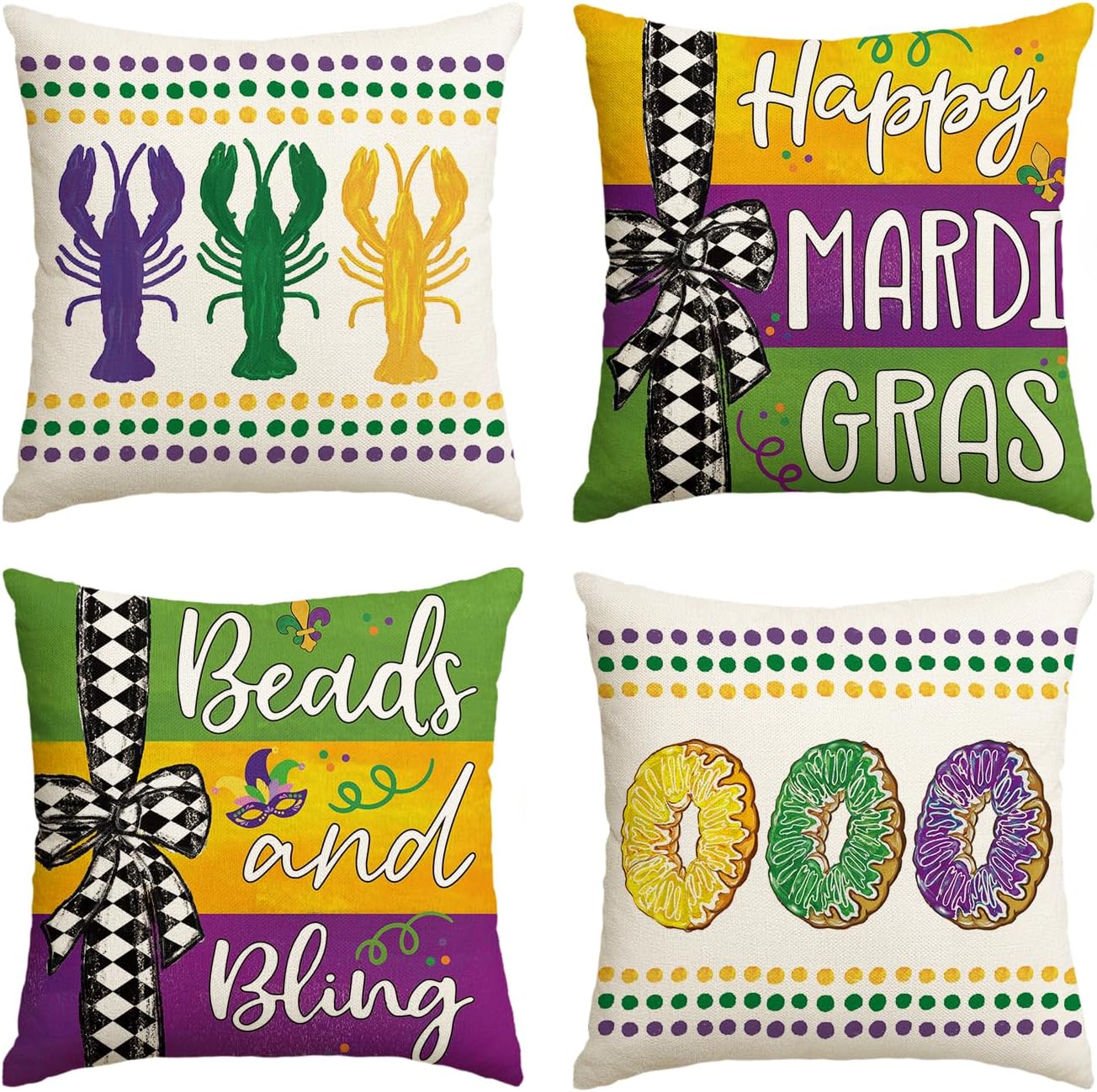 mardi gras pin pillow