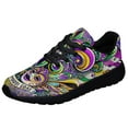 thumbnail image 1 of Happy Mardi Gras Louisiana Shoes Sneakers Black Size 8, 1 of 7