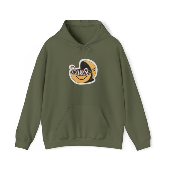 Happy Meal Baker Skateboard Skate 2000s Vintage Classic Hoodie Print - XL / Military Green