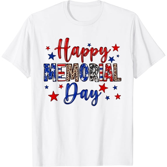 Happy Memorial Day Flower Usa Patriotic Womens T-Shirt Unisex S-5XL Hot Trending Shirt, Vintage Birthday Gift
