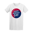 thumbnail image 1 of Happy Memorial Day Sticker Tee Men's -Image by Shutterstock, 1 of 2