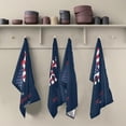thumbnail image 1 of Happy Memorial Day Tea Towels Set of 6 American Flag Map Kitchen Dish Cloth with Hanging Loop, 18"x28"Lint-Free Absorbent Towel for Kitchen Drying Wiping and Cleaning, 1 of 5