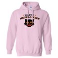 thumbnail image 1 of Happy Meow-lo-ween Hoodie Sweatshirt Unisex 3X-Large Pink, 1 of 5