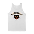 thumbnail image 1 of Happy Meow-lo-ween Tank Top Unisex X-Small White, 1 of 5