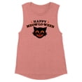 thumbnail image 1 of Happy Meow-lo-ween Women's Muscle Tank X-Small Desert Pink, 1 of 5