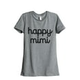 thumbnail image 1 of Happy Mimi Women's Fashion Relaxed T-Shirt Tee Heather Grey Large, 1 of 3