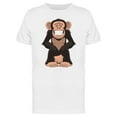 thumbnail image 1 of Happy Monkey Cool Cartoon T-Shirt Men -Image by Shutterstock, Male XX-Large, 1 of 2