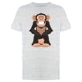 thumbnail image 1 of Happy Monkey Cool Cartoon Tee Men's -Image by Shutterstock, 1 of 1
