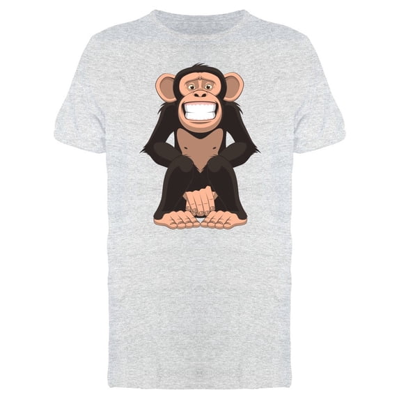 Happy Monkey Cool Cartoon Tee Men's -Image by Shutterstock