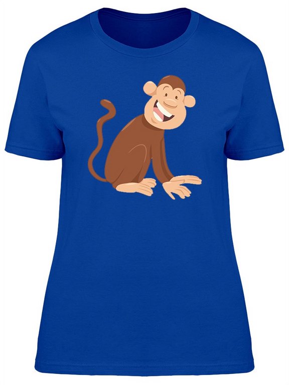 Happy Monkey Doodle T-Shirt Women -Image by Shutterstock, Female Large