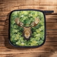 thumbnail image 1 of Happy Moose Welcome St Patrick's Day Lucky Shamrocks Clover Pot Holder Deer Wild Animals Lover Heat Resistant Cooking Accessories - 22001, 1 of 5
