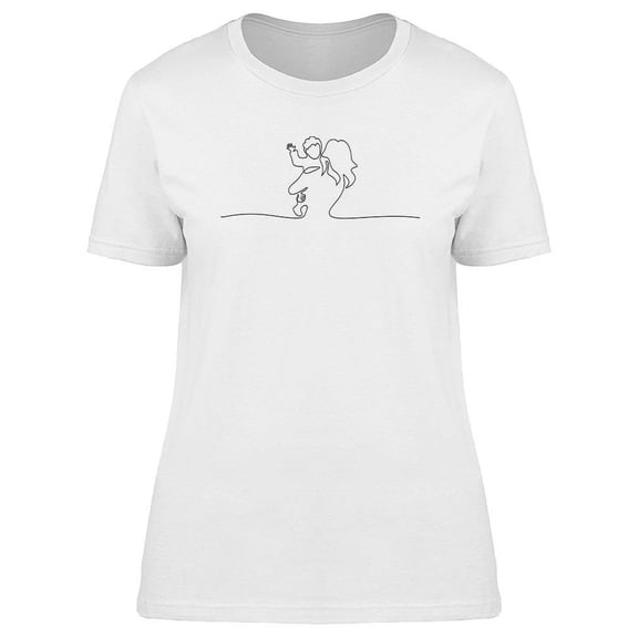 Happy Mother T-Shirt Women -Image by Shutterstock, Female Medium