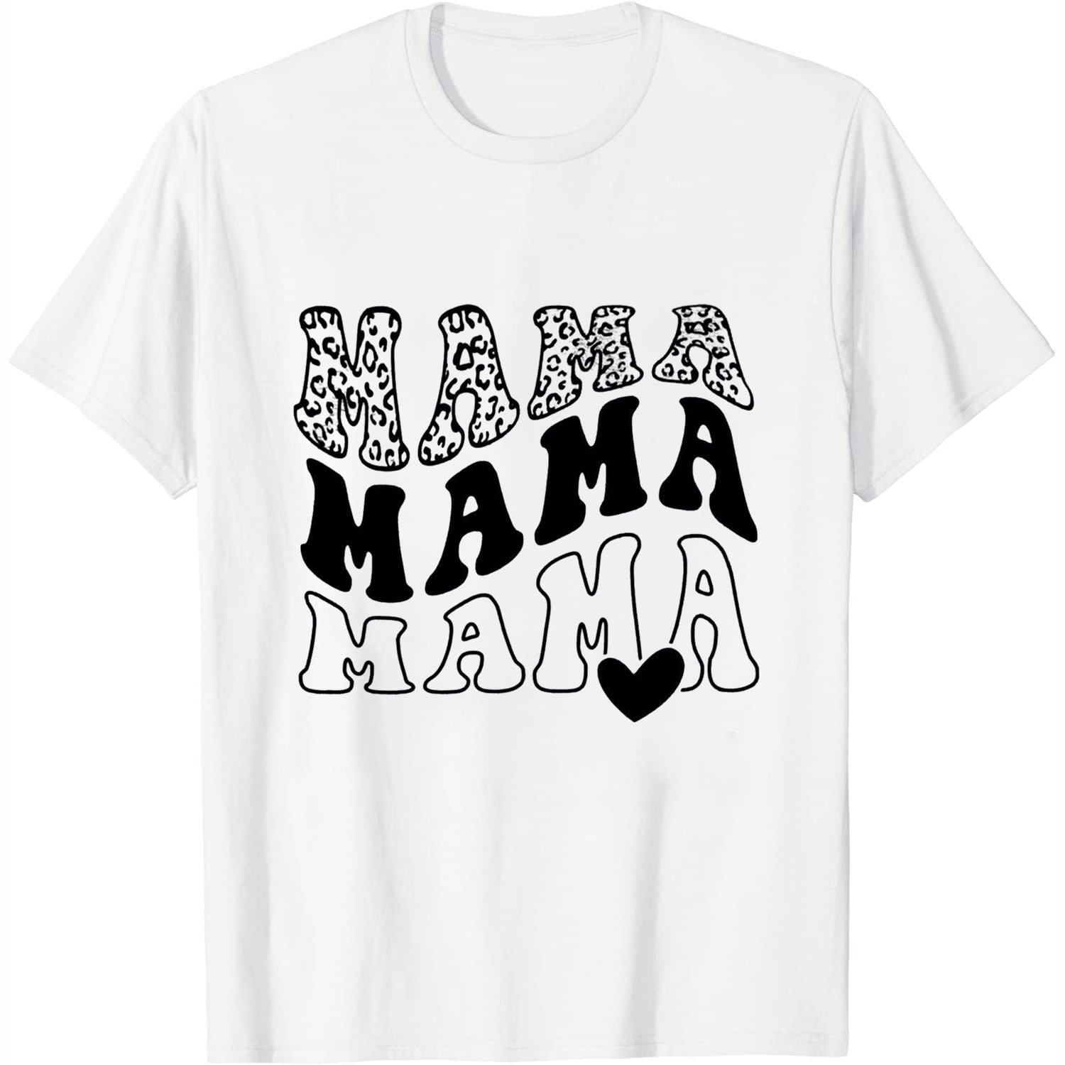 Happy Mother's Day 2024 Love Mama Mom Queen Short Sleeve TShirt White