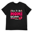 thumbnail image 1 of Happy Mother's Day 2024 soon to be mommy est 2024 T-Shirt Black S, 1 of 3