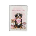 thumbnail image 1 of Happy Mother's Day Bernese Mountain Dog Love Dog Mom Heart Flower Travel Passport Wallet Berner Lover Gifts PU Leather Passport Holder Cover - 12004, 1 of 5