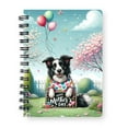 thumbnail image 1 of Happy Mother's Day Best Border Collie Mom Ever Spiral Bound Journal Borders Dog Lovers Gifts Idea 5x7in Spiral Notebook - 03002, 1 of 5