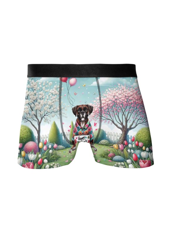 Happy Mother's Day Best Boxer Mom Ever All Over Print Boxer Briefs Underwear for Men Dad Boxers Dog Lover Gifts Idea - 03002