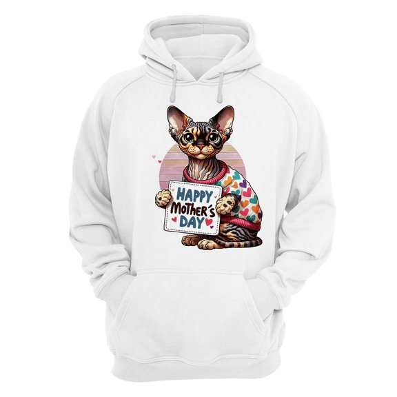 Happy Mother's Day Best Devon Rex Mom Ever Hoodie Unisex Merch Hoodies Cat Lover Kitten Owner Gifts - 03002