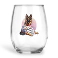 thumbnail image 1 of Happy Mother's Day Best German Shepherd Mom Ever 15oz Stemless Wine Glass Mug Alsatian Dog Lover Gifts Wine Glasses Cup - 03002, 1 of 5