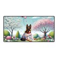 thumbnail image 1 of Happy Mother's Day Best German Shepherd Mom Ever Desk Mat Full Keyboard Mouse Pad Alsatian Dog Lover Gifts Large Mousepad - 03002, 1 of 5