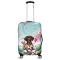 thumbnail image 1 of Happy Mother's Day Best German Shorthaired Pointer Mom Ever Travel Luggage Cover GSP Lover Dog Gift Suitcase Dust Protective Decor - 03002, 1 of 5