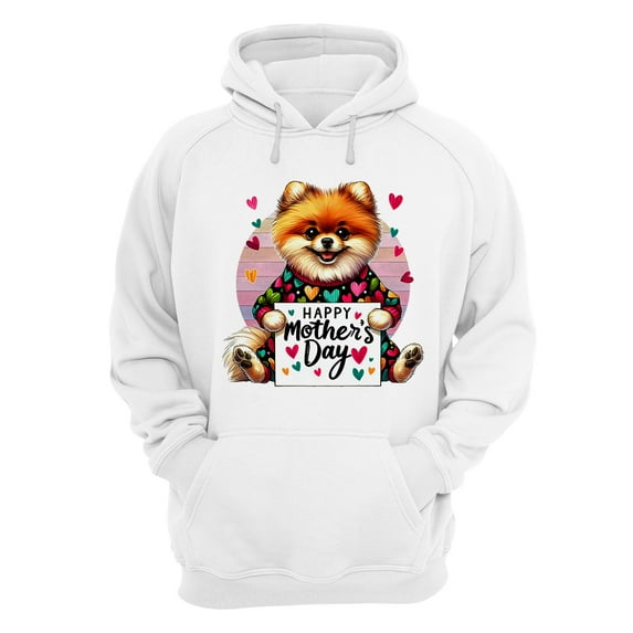 Happy Mother's Day Best Pomeranian Mom Ever Hoodie Unisex Merch Hoodies Pom Dog Lover Gifts - 03002