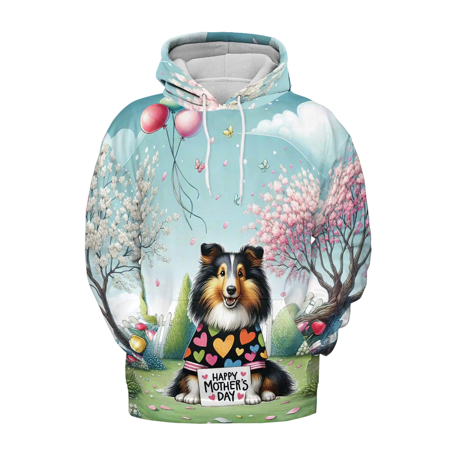 Happy Mother's Day Best Shetland Sheepdog Mom Ever All Over Print 3D ...