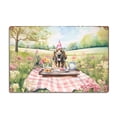 thumbnail image 1 of Happy Mother's Day Bloodhound with Sweets and Flowers at a Picnic Horizontal Metal Aluminum Sign Dog Lover Wall Art Home Decor - 13005, 1 of 5