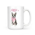 thumbnail image 1 of Happy Mother's Day Boston Terrier Love Dog Mom Heart Flower Mug Gentleman Dog Lover Gifts Coffee Tea Cup - 12004, 1 of 4