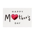 thumbnail image 1 of Happy Mother's Day Card Gold Foil Lettering Floral Pattern Blank Inside with Envelope for Mom Wife Grandma Gift, 1 of 7