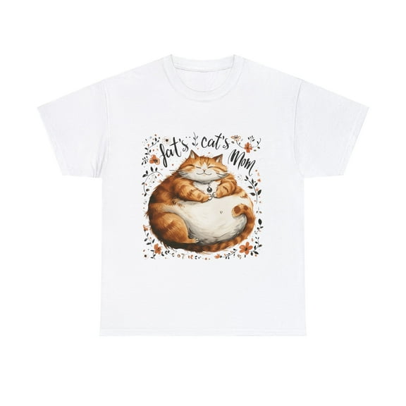 Happy Mother's Day Cat Mom Shirt, Fat Cat Mom Lovers Gift ID-0304-1A4C