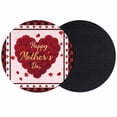thumbnail image 1 of Happy Mother's Day Coasters Set of 2, Absorbent Coasters for Drinks, Red Roses Love Hearts Buffalo Plaid Coaster for Desk Coffee Table Protection, Home Decor House Warming Gifts 4", 1 of 8