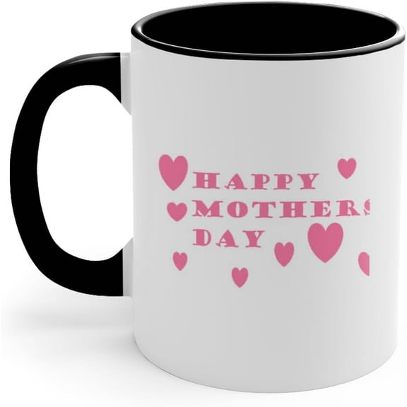 Happy Mother's Day Coffee Mug - Best Mom Ever Mug, Gift for Mom, Mother's Day Gift from Daughter or Son (White)
