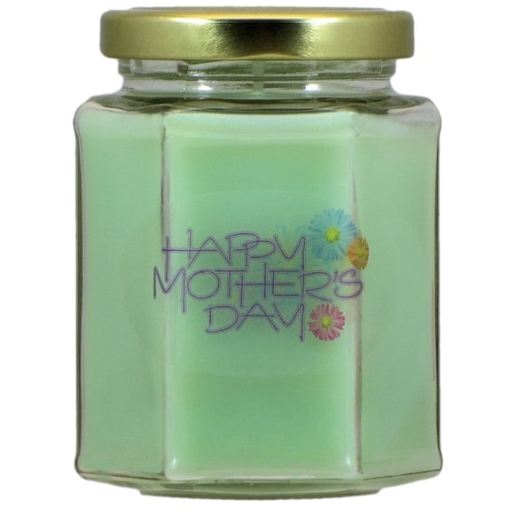 Happy Mother's Day Cucumber Melon Candle | Cucumber Melon Scented Soy Wax Candle | Hand Poured in the USA by Just Makes Scents Candles & Gifts (8 oz)