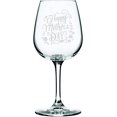 thumbnail image 1 of Happy Mother's Day Etched 12.75oz Libbey Wine Glass Happy Mother's Day, 1 of 1