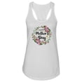 thumbnail image 1 of Happy Mother's Day Flowers Racerback Tank Women -SPIdeals Designs, Female Small, 1 of 4