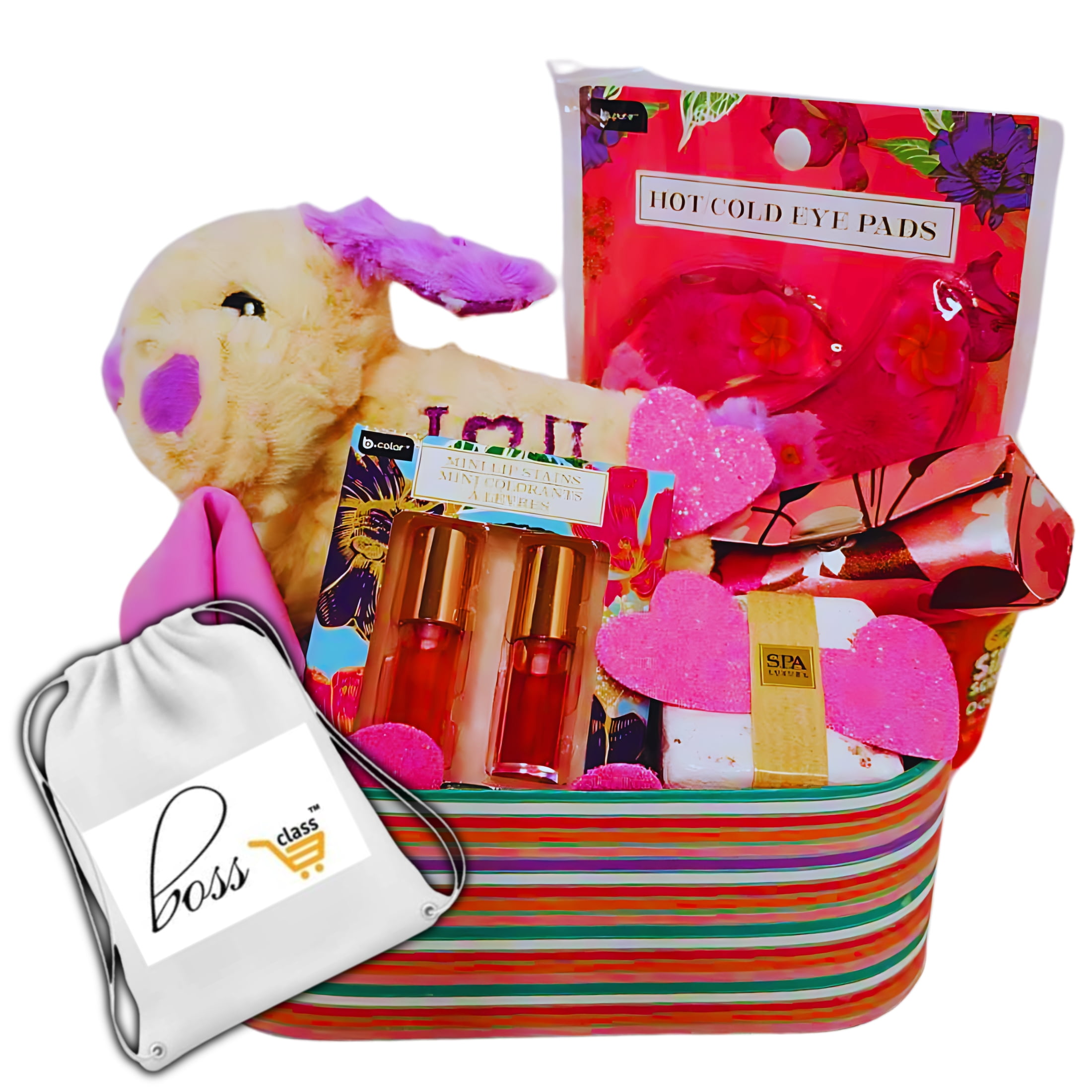 Happy Mother's Day Gift Box, Deluxe DIY Spa Comfort Basket with