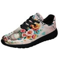 thumbnail image 1 of Happy Mother's Day Gnome Flowers Shoes Sneakers Black Size 6, 1 of 7