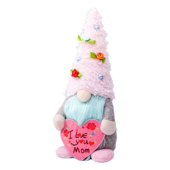 Happy Mother's Day Gnome Tomte Nisse Swedish Elf Dwarf Farmhouse Kitchen Decor