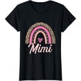 thumbnail image 1 of Happy Mother's Day Mimi Boho Rainbow Leopard Print T-Shirt, 1 of 2