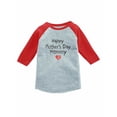 thumbnail image 1 of Happy Mother's Day Mommy Gift For Mom 3/4 Sleeve Baseball Jersey Toddler Shirt 2T Red, 1 of 4