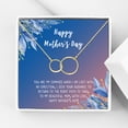 thumbnail image 1 of Happy Mother's Day Necklace and Card Set, Necklace for Mom, Jewelry Gift, Gift for Mom, Gift for Her, Mom Necklace, Mother's Day Gift, Gift Set for Mom [Gold Infinity Ring, 18" Chain], 1 of 3