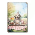 thumbnail image 1 of Happy Mother's Day Old English Sheepdog with Sweets and Flowers at a Picnic Vertical Metal Aluminum Sign Dog Lover Wall Art Home Decor - 13005, 1 of 5