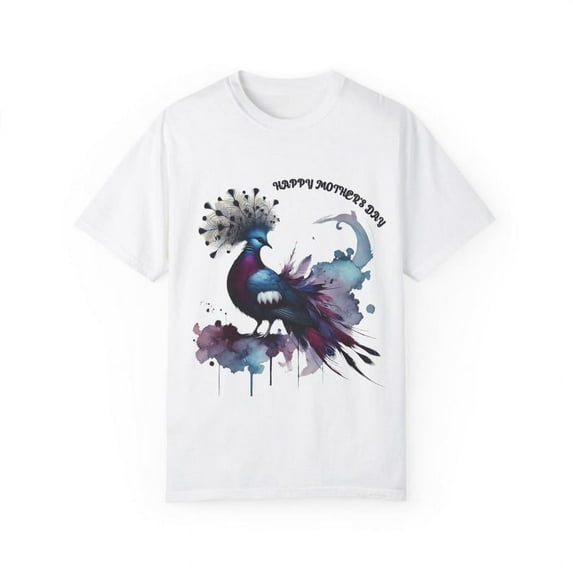 Happy Mother's Day Peacock T-Shirt, Perfect Gift for Mom, Birthday, Family Gatherings, Casual Wear