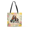 thumbnail image 1 of Happy Mother's Day Proud Basset Hound Mom All Over Print 3D Canvas Tote Bag Bassets Dog Breed Lovers Gifts Idea Reusable Handbag - 03003, 1 of 5