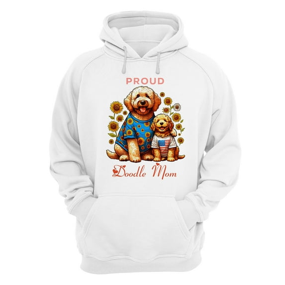 Happy Mother's Day Proud Doodle Mom Goldendoodle Hoodie Unisex Merch Hoodies Doodle Dog Lover Gifts Idea - 03003
