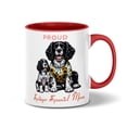 thumbnail image 1 of Happy Mother's Day Proud English Springer Spaniel Mom 11oz Accent Two-tone Mug Springers Dog Lover Gifts Coffee Tea Cup - 03003, 1 of 5